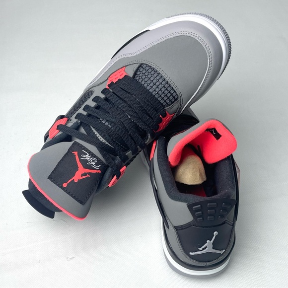 Brand New Retro 4 ‘Infrared’, Men's Sleek Trainers Sneakers - Picture 5 of 8